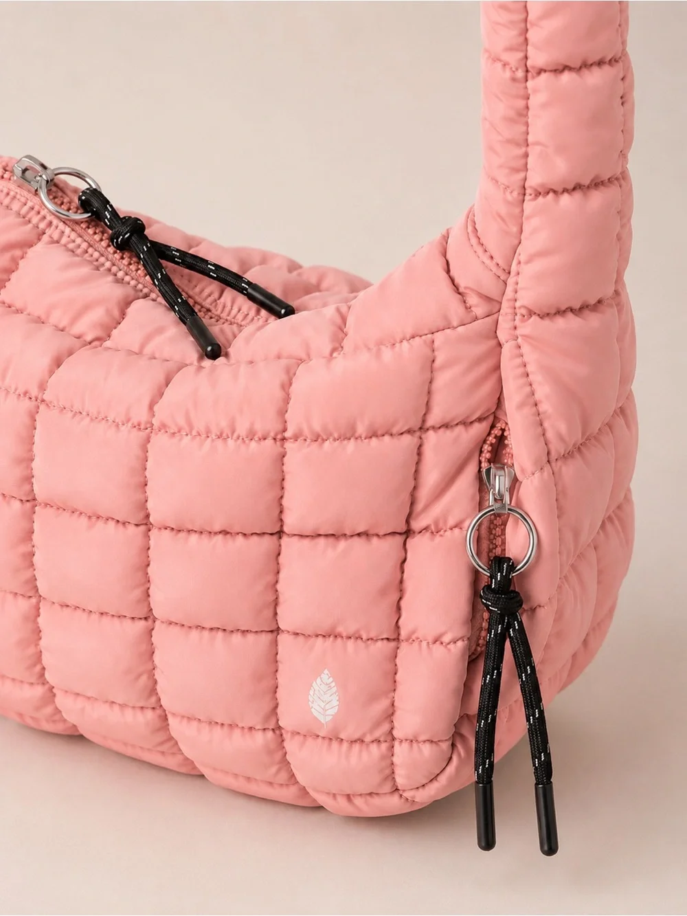 NWT Free People Movement Quilted Baby Carryall Sling Bag Peachy Pink - Picture 3 of 7